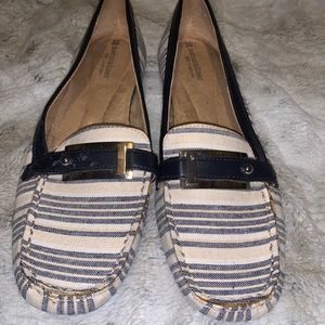 Naturalizer Tan and blue Loafers Giselle